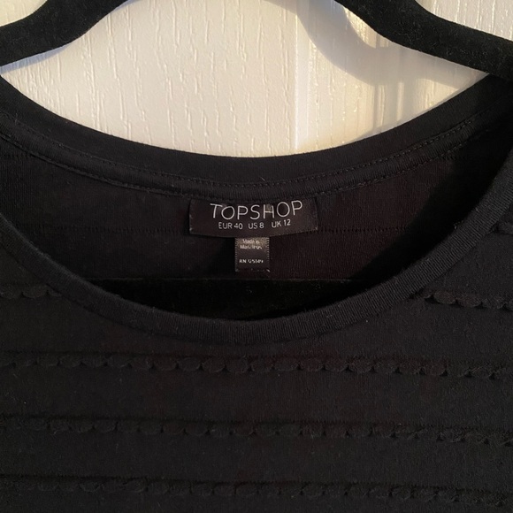Topshop Black Crop Top - Picture 3 of 3